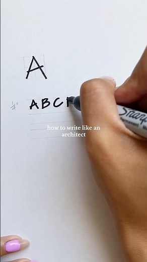 architectural lettering #interiordesign #architecture #handwriting #drafting