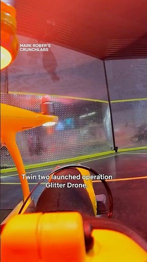 glitter bomb vs CYBER TANK 💥 MARK ROBER'S CRUNCHLABS, now playing on Netflix!