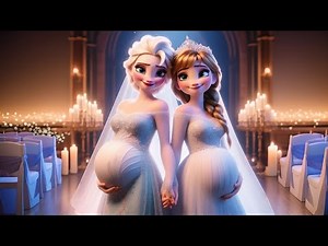 👰🤰 Elsa & Anna’s Magical Wedding with Baby Bumps! A Beautiful Day of Love, Sisters & Pregnancy! 💖✨