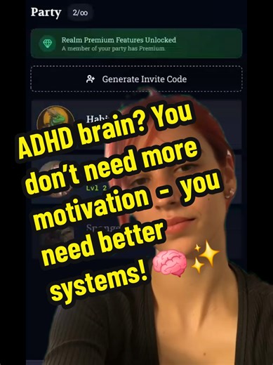 ADHD brain? You don’t need more motivation - you need better systems! 🧠✨ If you have ADHD, you know the struggle. It’s not laziness - it’s overwhelm, forgotten tasks, and no clear structure. Chorebound helps me track my runs, chores, and daily tasks all in one simple place. No mental clutter. Just clear progress and that sweet dopamine from checking things off. Even better? You can share it with your housemate for built-in accountability. #chores #ADHD #Chorebound #productivity #dopamine