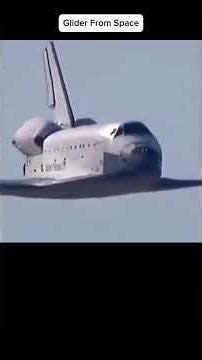 Amazing moment When a Powered Glider Spacecraft returns from Space.