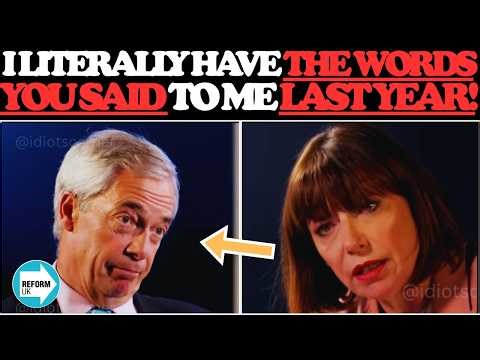 HONEST Journalist Brings RECEIPTS And EXPOSES Nigel Farage's LIES To His Face!