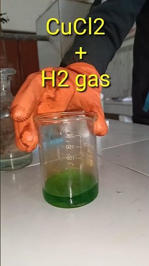 copper and hydrochloric acid #shorts #chemistryexperiments