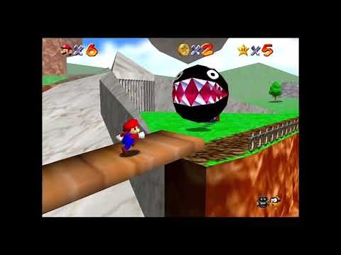 Super Mario 64 Switch - Bob-omb Battlefield - Behind Chain Chomp's Gate