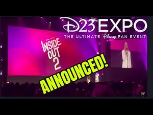 Inside Out 2 Announced at D23!! Pixar, Amy Poehler