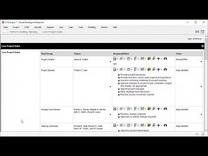 Staffing Plan Template - Project Management
