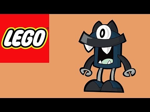 How to build LEGO Mixels Glowkie Nummie - Stop Motion Build | Bricks and Clay Play