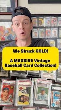 This vintage baseball card collection is insane! And I’m selling it all tonight on my eBay LIVE!