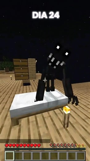 Día 24 de 100 en One block con terror #minecraftshorts #minecraft #bestminecraftclips