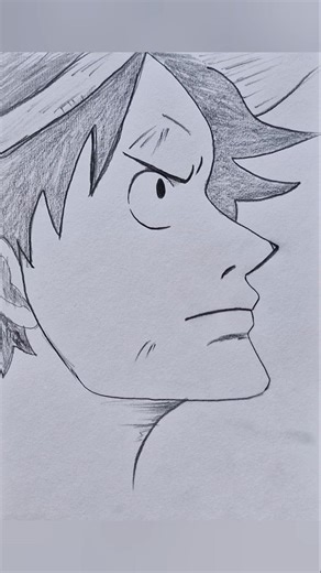 Easy anime drawing || How to draw Monkey D. Luffy step-by-step || Anime character drawing