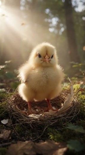 Chicken Egg Hatching in Forest - Realistic AI Time Lapse from Egg to Rooster 🐣➡️🐓