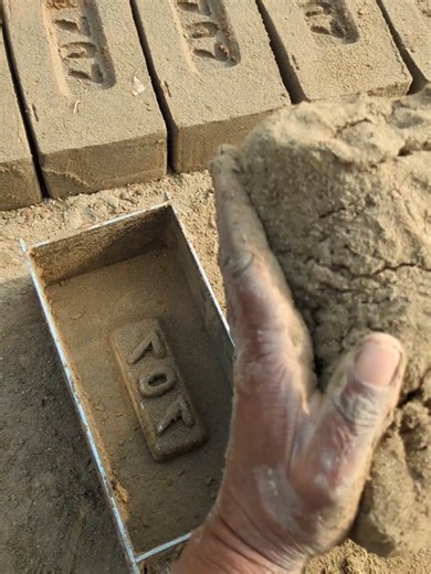 Part(72) Relaxing ASMR Clay Bricks Making ASMR Sound By an OLd Man 🇺🇸 #asmrtiktoks #asmr #asmrsounds #relaxing #sleep