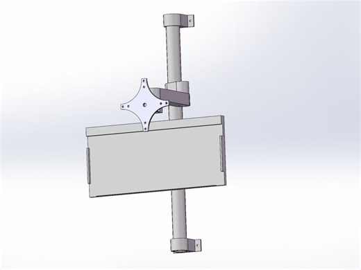 Solidworks工业屏幕支架