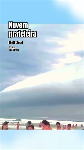 Tsunami in the sky? What is the Shelf Cloud that hit the coast of São Paulo!