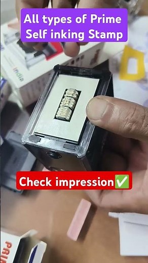Prime Self inking Stamp Kit full self inking set #stampfactory #selfinkingstamp #prime