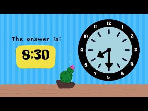 Telling Time Quiz For Lesson 2 Part 2