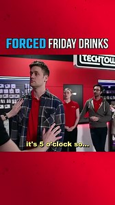 When the boss forces a friday drinks...