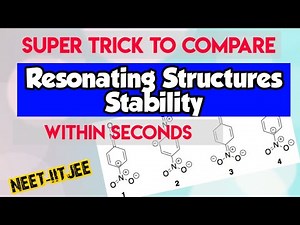 Super Trick To Compare "RESONATING STRUCTURES STABILITY" | Organic Chemistry | NEET-IITJEE