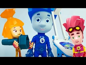 Фиксики - ✌ Играем с Ноликом 🔧 | Мультик из игрушек