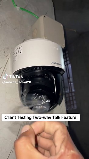 Testing Two-way Talk Feature by HIKVISION and Orbit