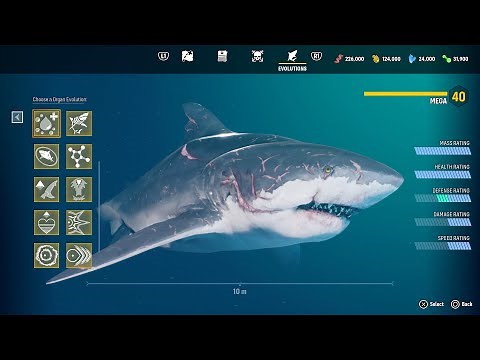 MANEATER | Shark evolution: All Organs (Main game + DLC)