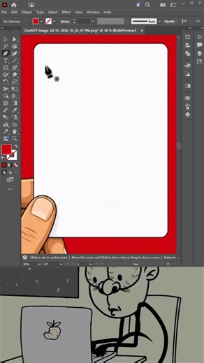Noob vs Pro artist: Adobe illustrator 2026 #illustratortips #illustratortutorial #shorts
