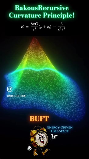 🌀 This is what unification looks like when reduced to essentials. No competing forces, no arbitrary separations, only a single curvature driven by energy and time. Space is generated through recursion, gravity through structure, and time through propagation. The calmness of the geometry reflects stability, not stillness. This is consistency expressed visually. 🌀 Learn more through the Bakous Unified Field Theory or Bakous Unified Field Theory: A Timespace Perspective Animation credit: @WOW_ELE