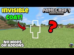 [MCPE]How to make INVISIBLE COAT !! (Command Block Creation)
