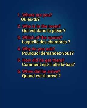 Apprenez les Mots Interrogatifs en Anglais