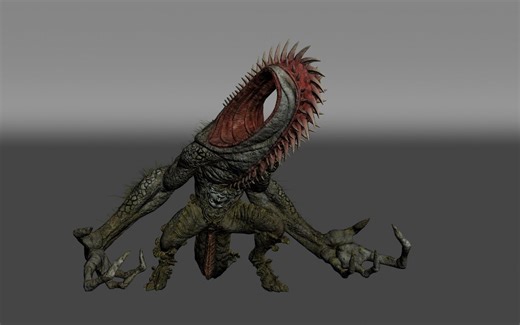 各种怪物走路、跑步、攻击等动画展示