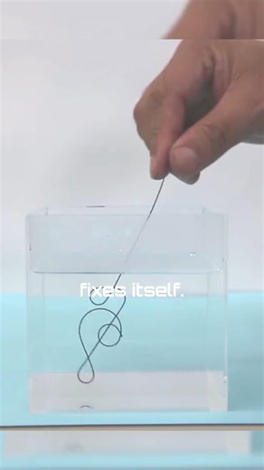 This Metal Remembers Its Original Shape#Innovation #Engineering#FutureTech#Shorts