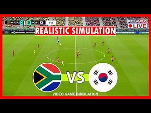 South Africa vs Korea Republic | World Cup 2026 | eFootball PES 2021 Simulation