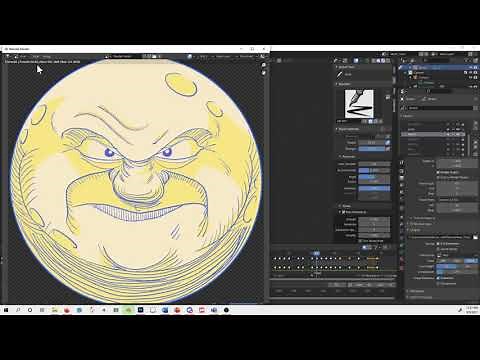 Rendering to animated gif from Blender 2D and Photoshop