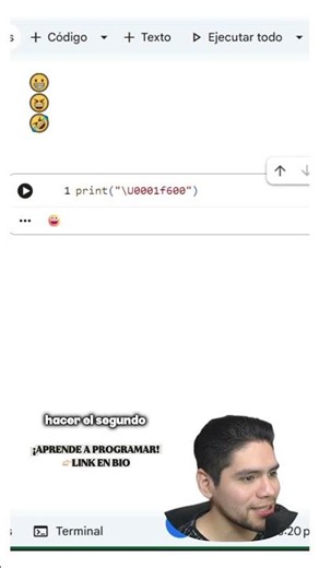 Today we're learning how to print emojis with Unicode in Python 😄🔥