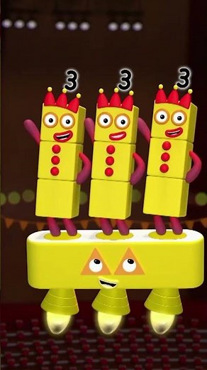 Numberblock Three Steals the Show! 🎪 | Learn to Count for Kids | Number Cartoon | Numberblocks
