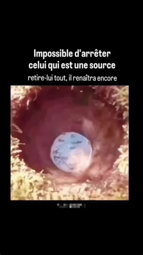 Impossible d'arrêter celui qui est une source - pensée inspirante