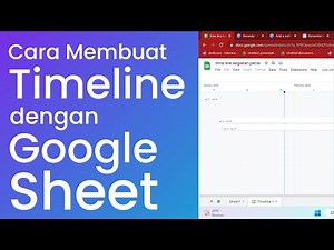 HOW TO CREATE A TIMELINE IN GOOGLE SHEET