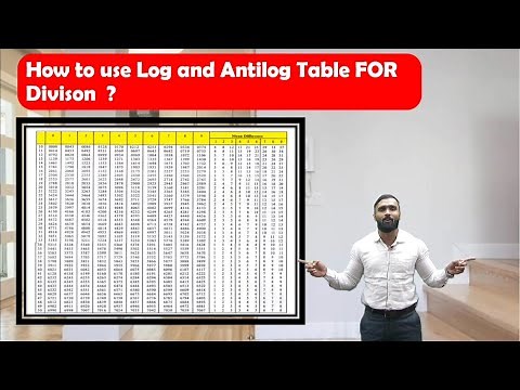 How to Use Log and Anti Log Table For Division | JR Tutorials