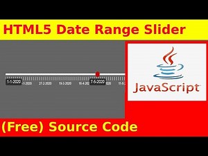 Ep52 - Date Range Slider in JavaScript