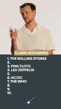 Jack Eichel Blind Ranks Classic Rock Bands