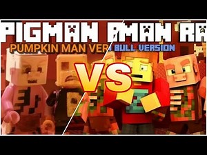 LEGO PIGMAN RAP vs PIGMAN RAP MINECRAFT ANIMATION