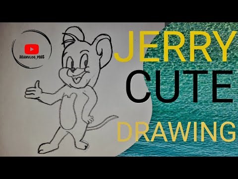 How to Draw Jerry Mouse | Simple Drawing for Beginners | Easy Drawing
