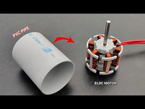 How To create Bldc Motor at Home Using Pvc Pipe
