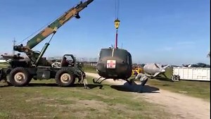 3.3K views · 198 reactions | We received a former U.S. Army UH-1 Huey Helicopter yesterday morning! This helicopter will require restoration prior to joining the Museum's world class collection. A big thanks to Jameson Harvesting in Turlock for their generous donation of hauling the aircraft to the Museum! The "Huey", as it's known, is one of the most iconic aircraft from the Vietnam War and will join the other 74 aircraft exhibits in the future. | Castle Air Museum | Facebook