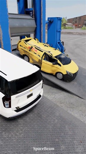 Cars vs Crusher #22 | BeamNG.drive #simulation #crashes