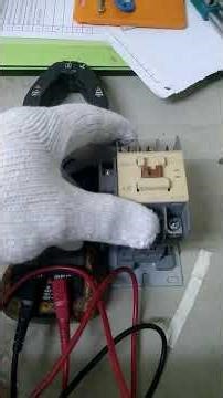 Easy way to test contactor good or bad.#dailywork #airconditioner #technician #technical #diy