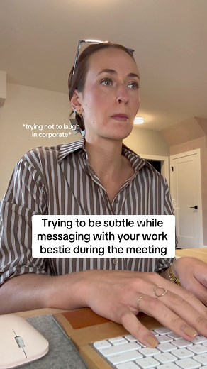 Does anyone else do this?🤣 #wfh #relatable #toodaloo #coworkers #workbestie