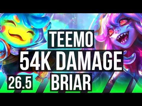 TEEMO vs BRIAR (JGL) | 54K damage | EUW Master | 26.5