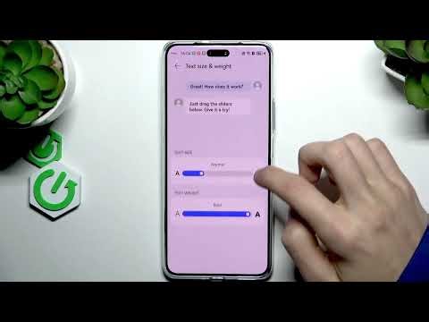 Comment changer la police, le style et la taille sur HUAWEI Nova 14 Pro