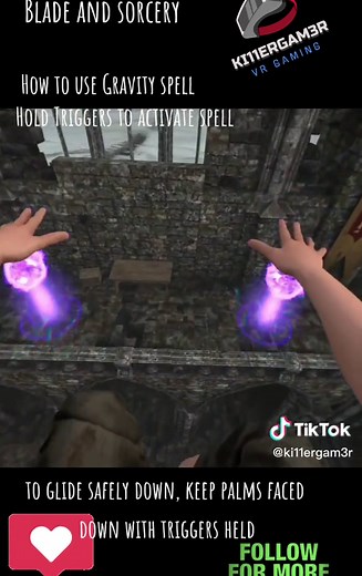 Blade and Sorcery Gravity Spell Tutorial